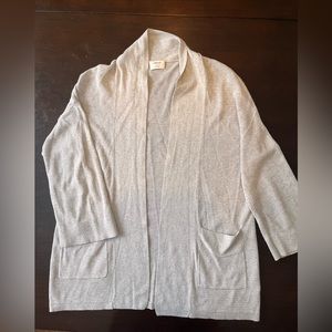 Aritzia Wilfred Grey cardigan